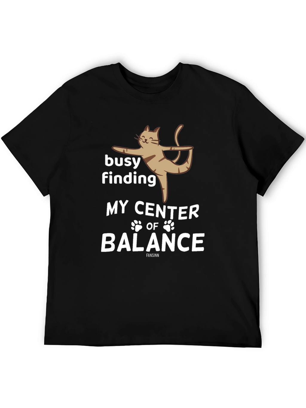 Yoga Cat T-Shirt - Find Your Center