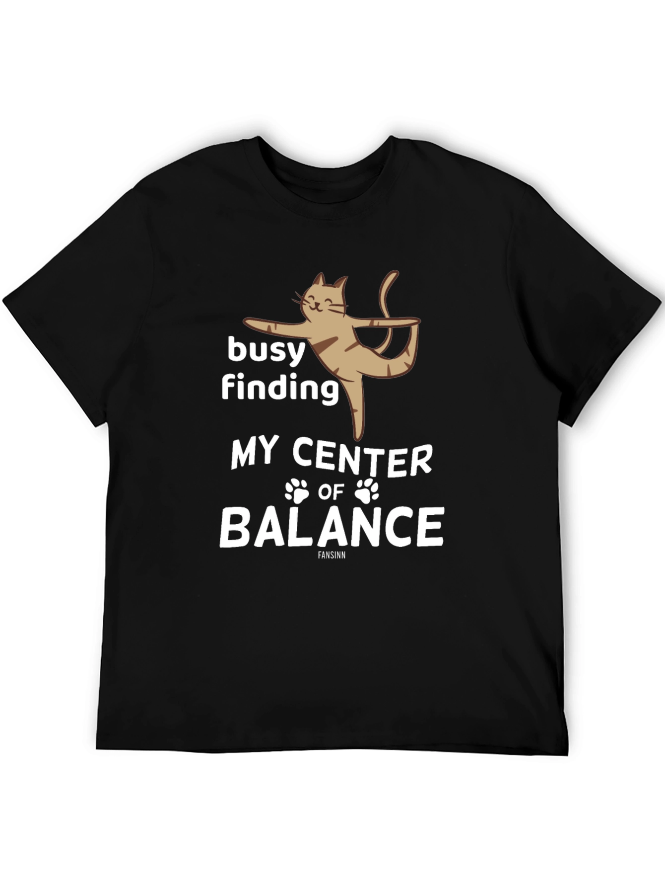 Yoga Cat T-Shirt - Find Your Center