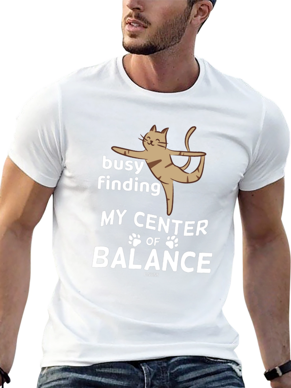 Yoga Cat T-Shirt - Find Your Center