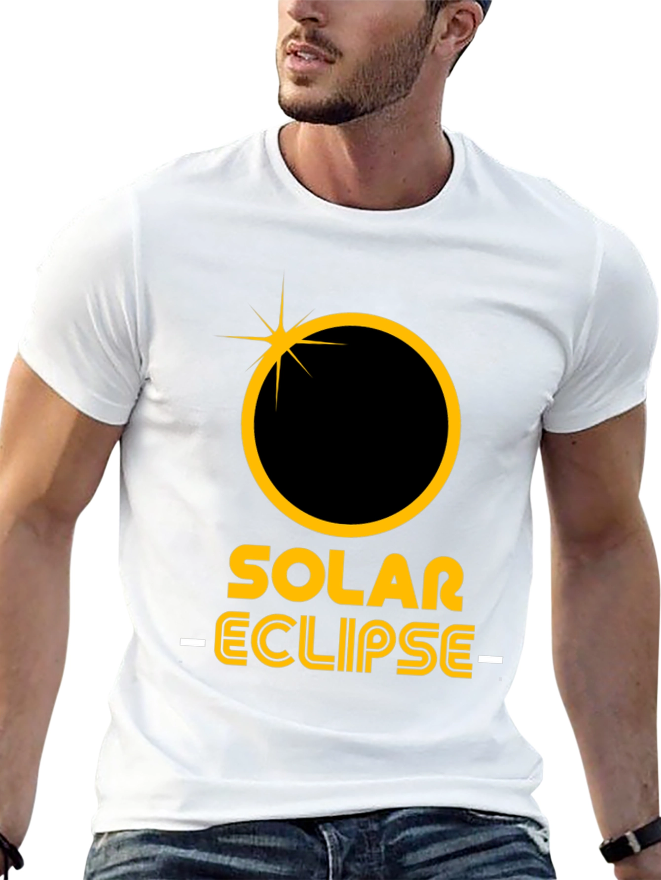 Solar Eclipse Graphic Tee - Astronomy Enthusiast Shirt