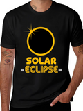 Solar Eclipse Graphic Tee - Astronomy Enthusiast Shirt