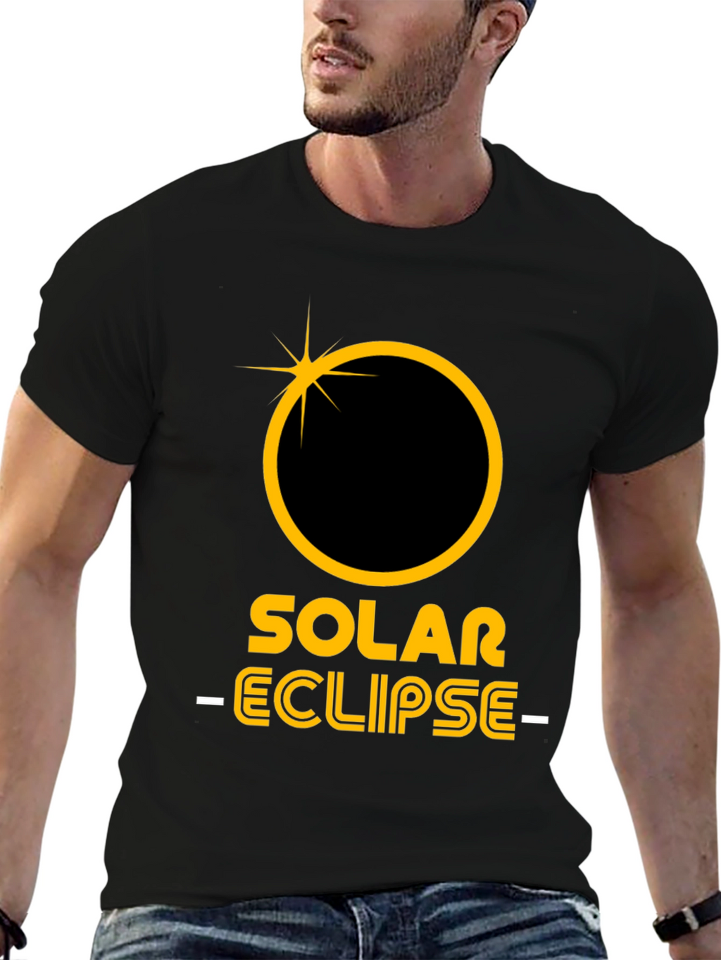 Solar Eclipse Graphic Tee - Astronomy Enthusiast Shirt
