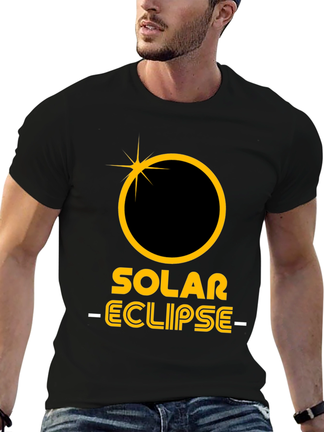 Solar Eclipse Graphic Tee - Astronomy Enthusiast Shirt