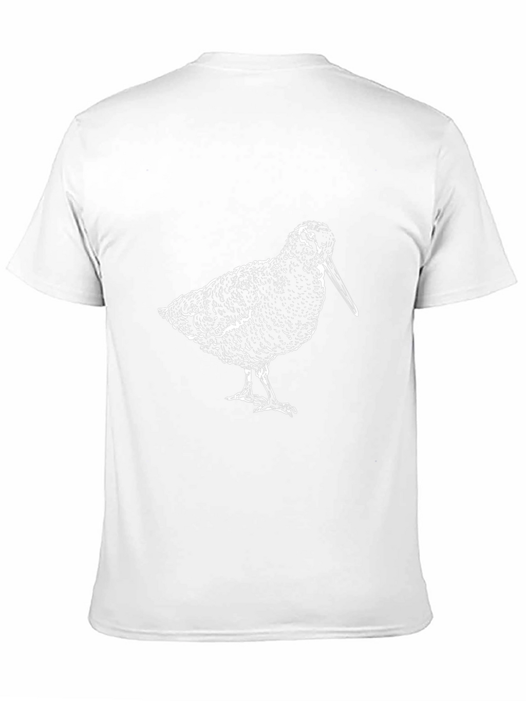 Woodcock Bird T-Shirt - Black