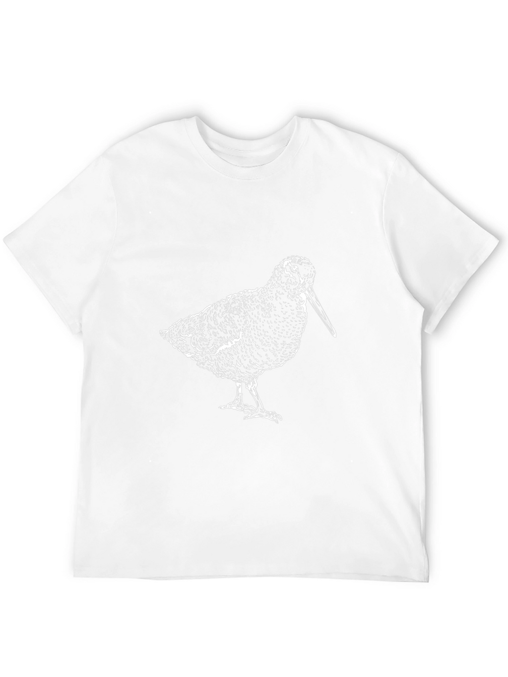 Woodcock Bird T-Shirt - Black