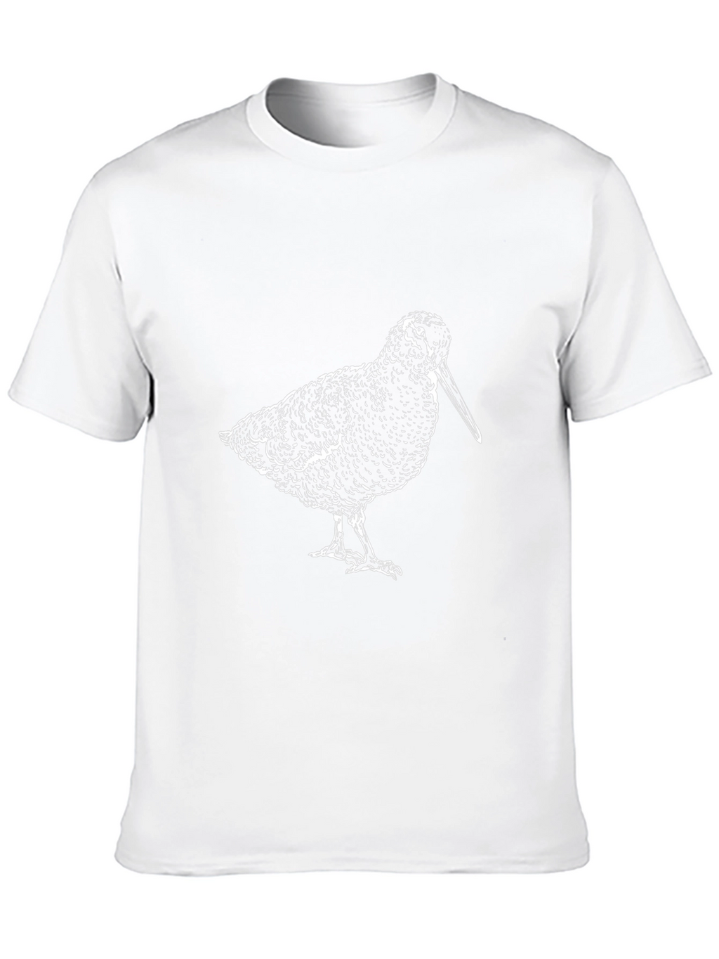 Woodcock Bird T-Shirt - Black