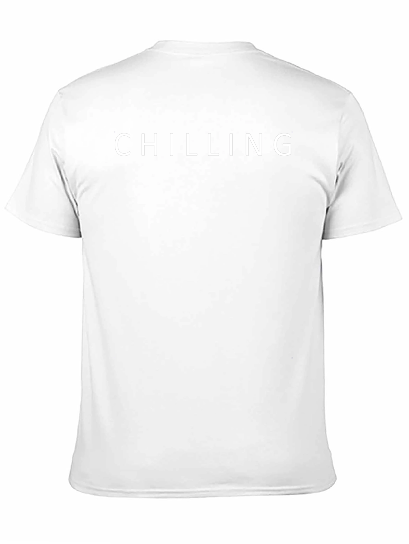 Chilling Black Tee - Casual Comfort