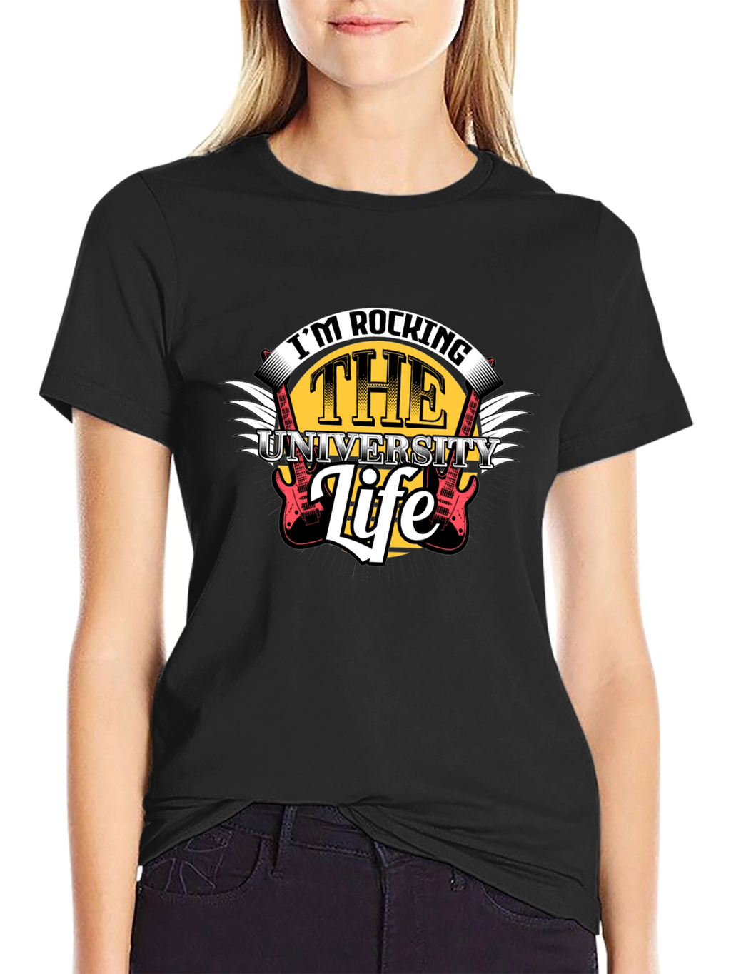 Rocking the University Life Graphic Tee