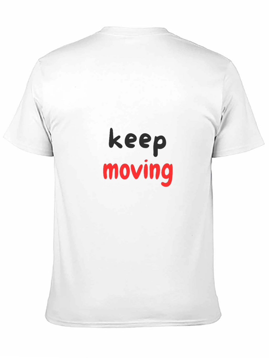 Keep Moving Black Graphic Tee