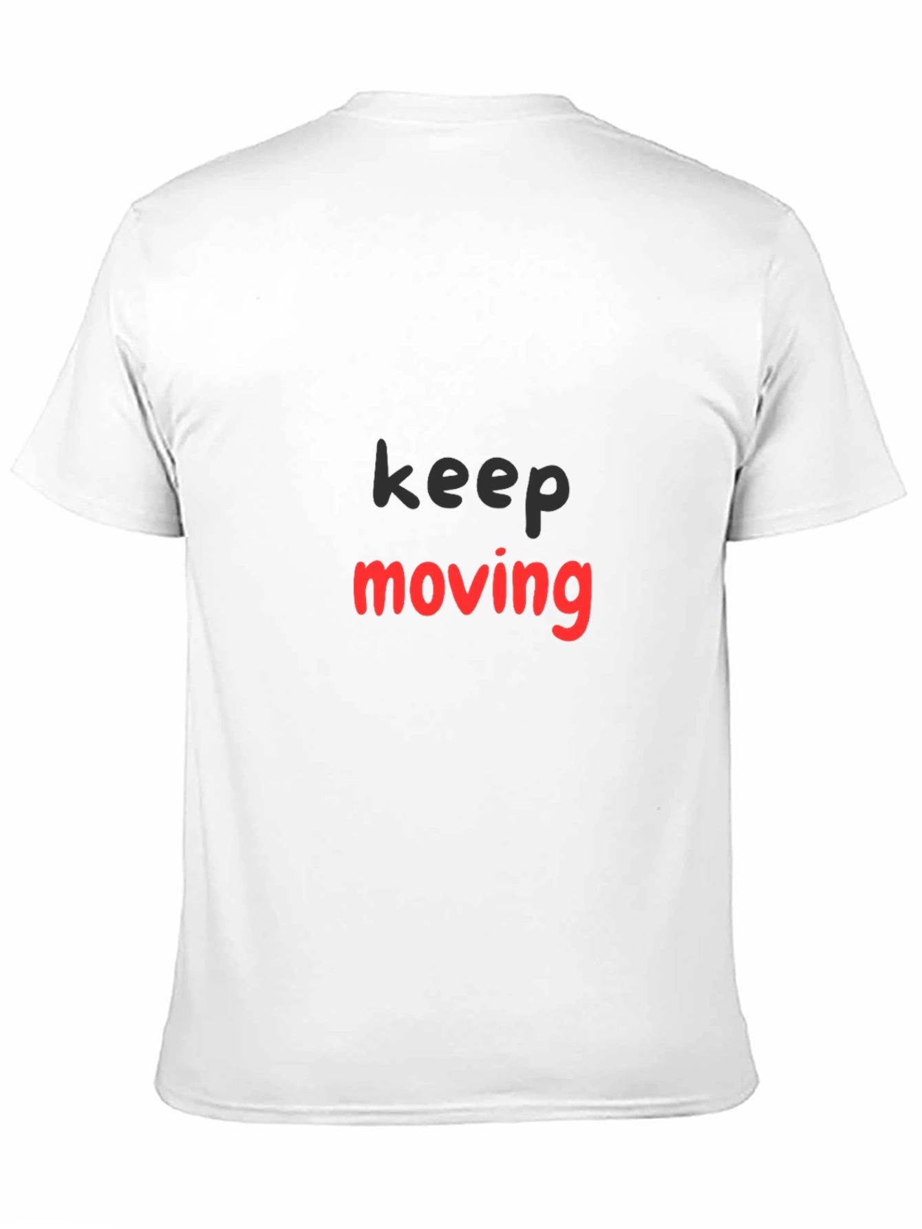 Keep Moving Black Graphic Tee