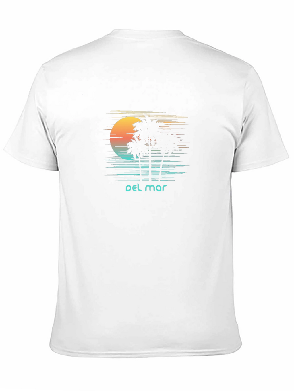 Del Mar Palm Tree Sunset T-Shirt