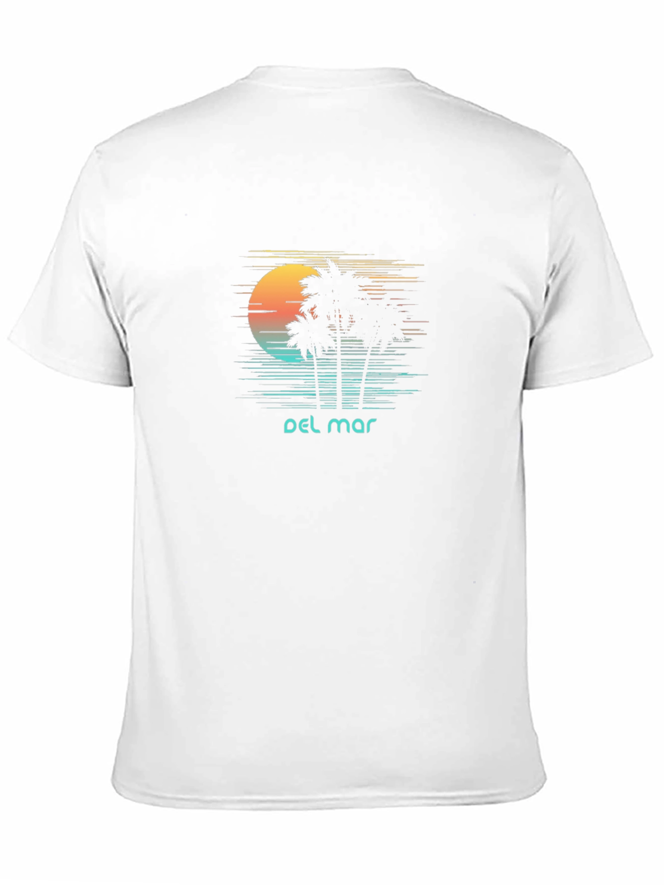 Del Mar Palm Tree Sunset T-Shirt