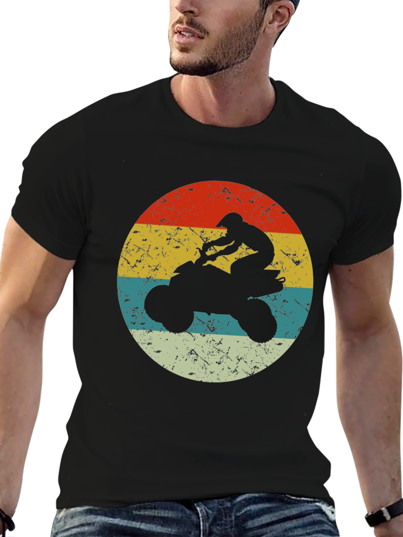 Retro ATV Rider Graphic Tee