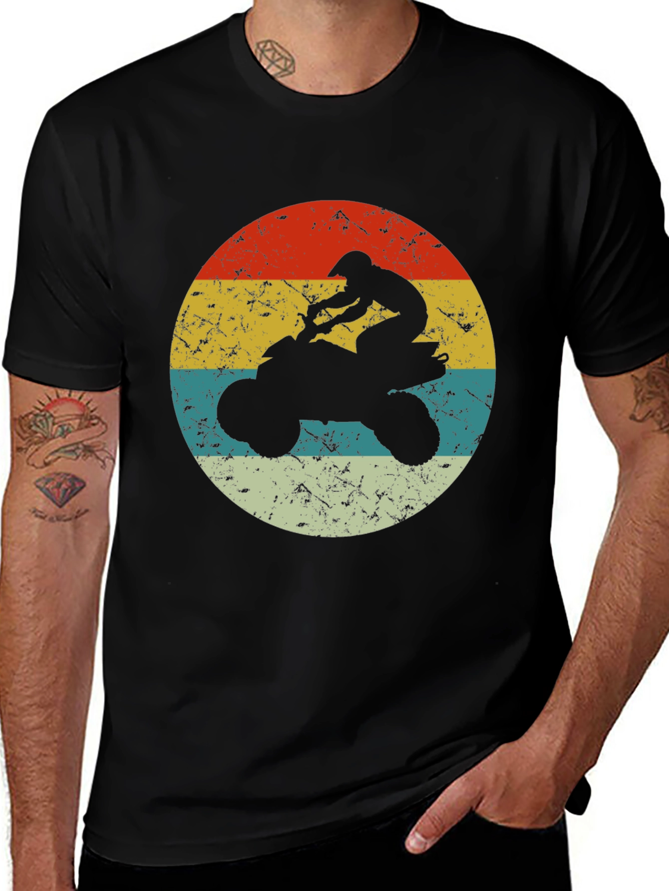 Retro ATV Rider Graphic Tee
