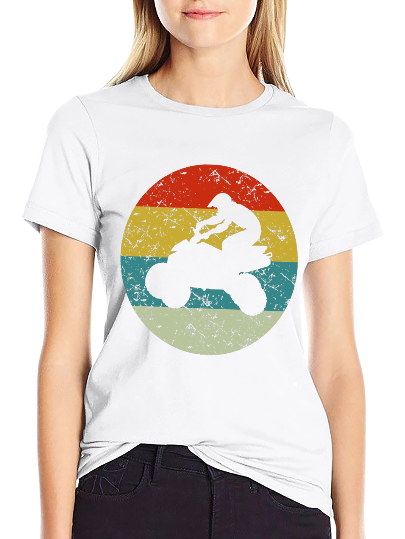 Retro ATV Rider Graphic Tee