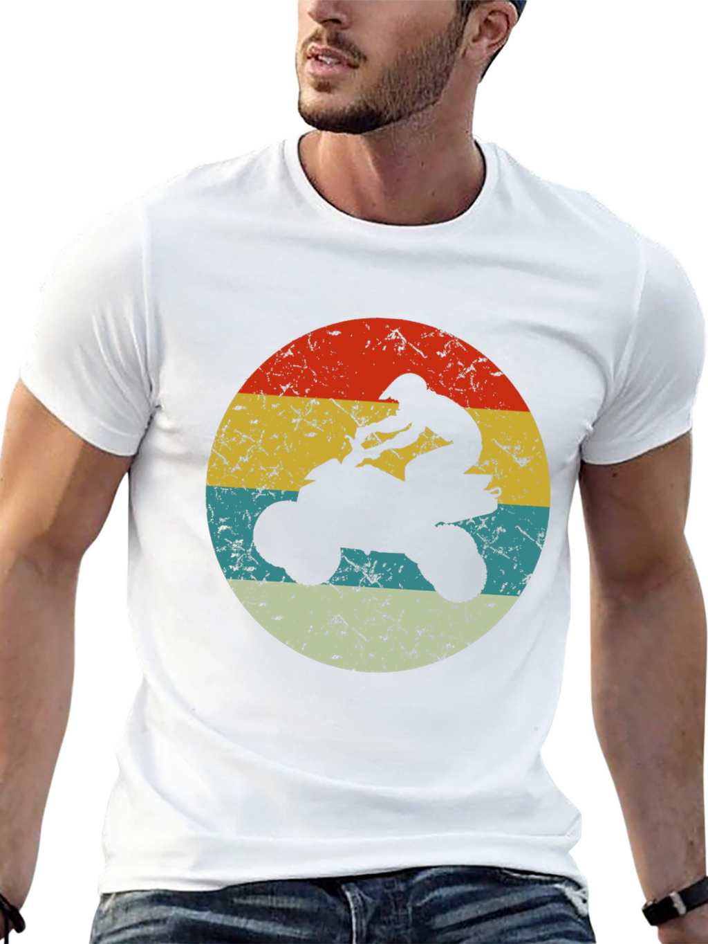 Retro ATV Rider Graphic Tee