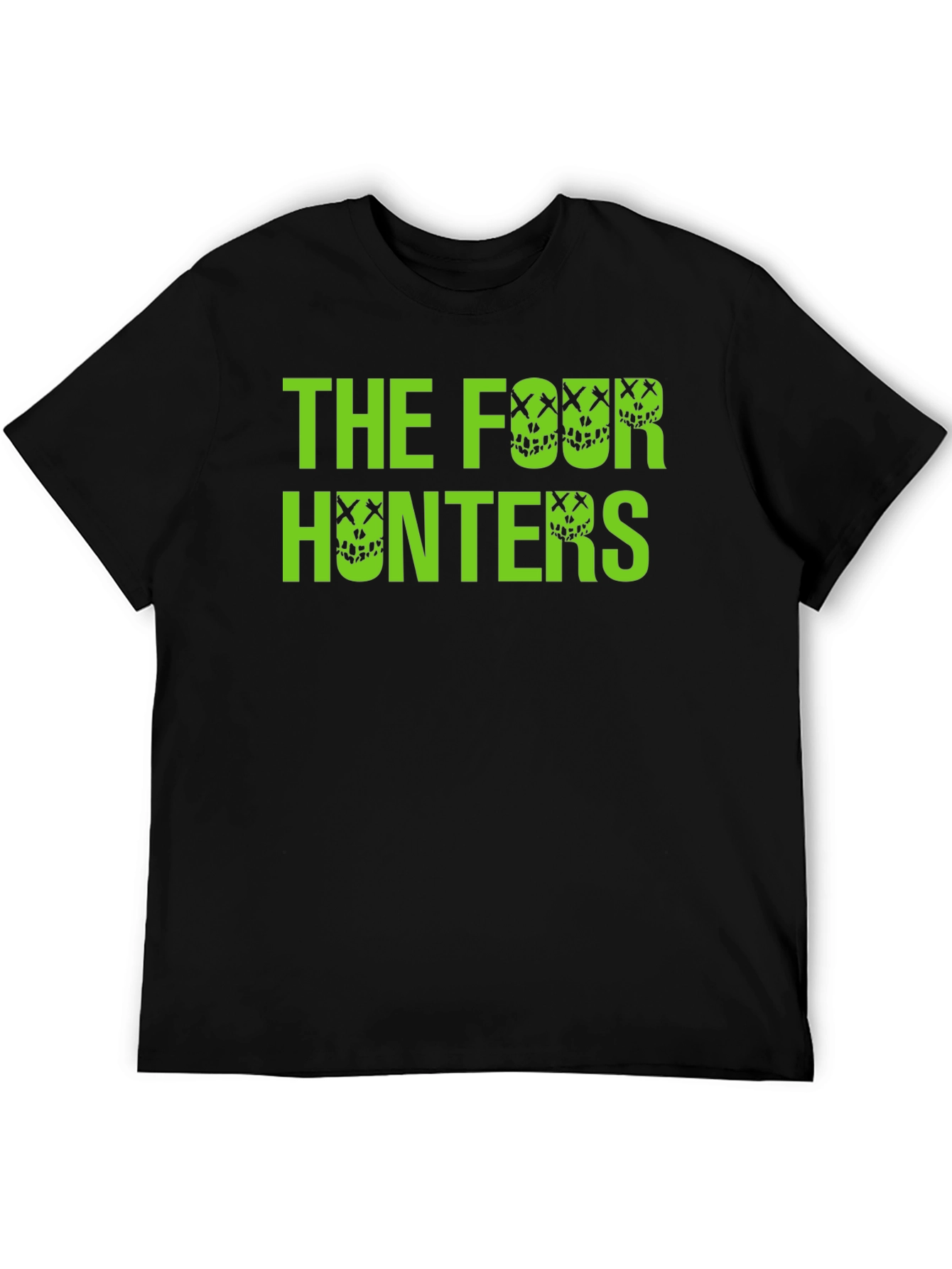 The Four Hunters Black Graphic Tee