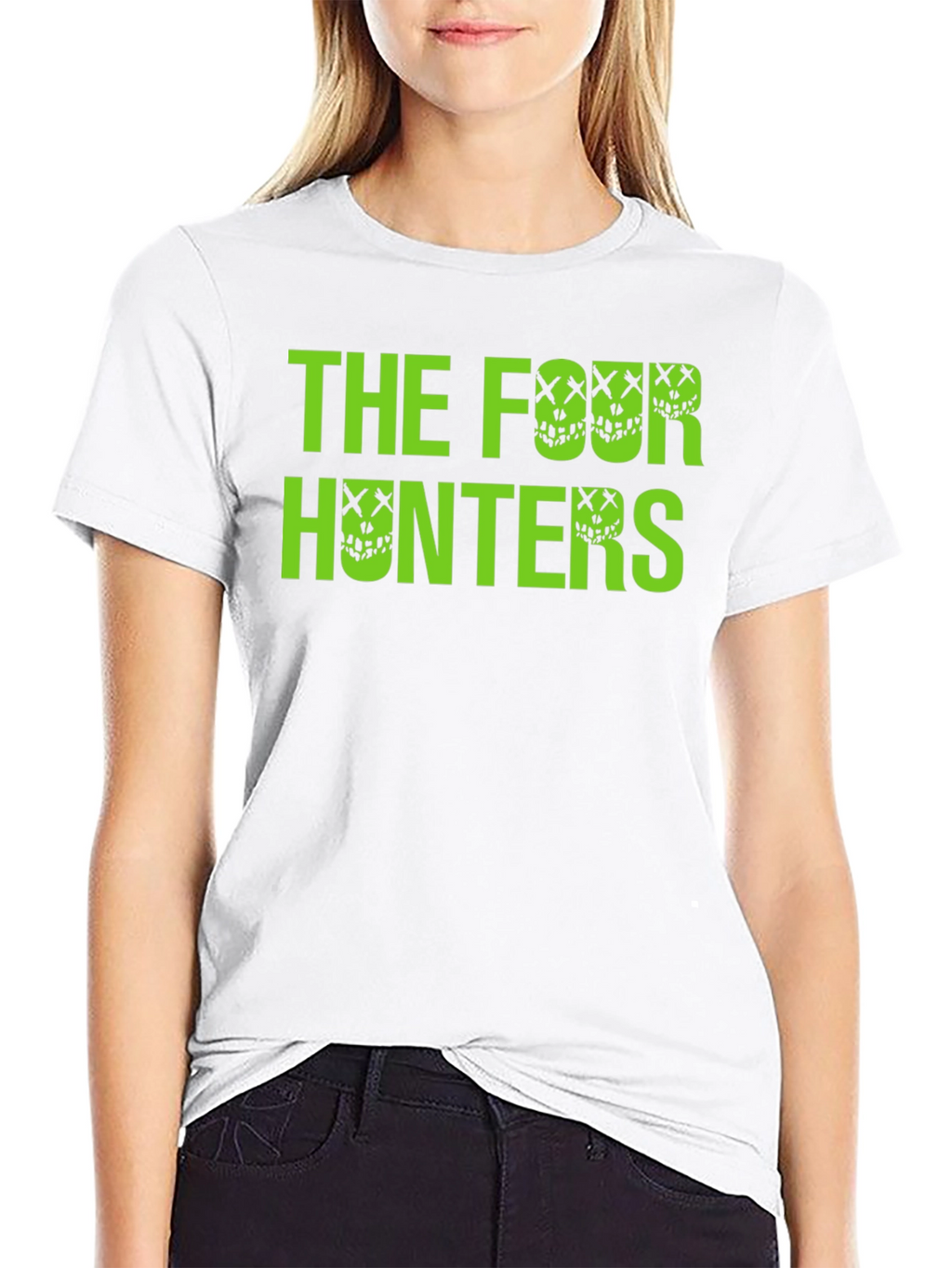 The Four Hunters Black Graphic Tee