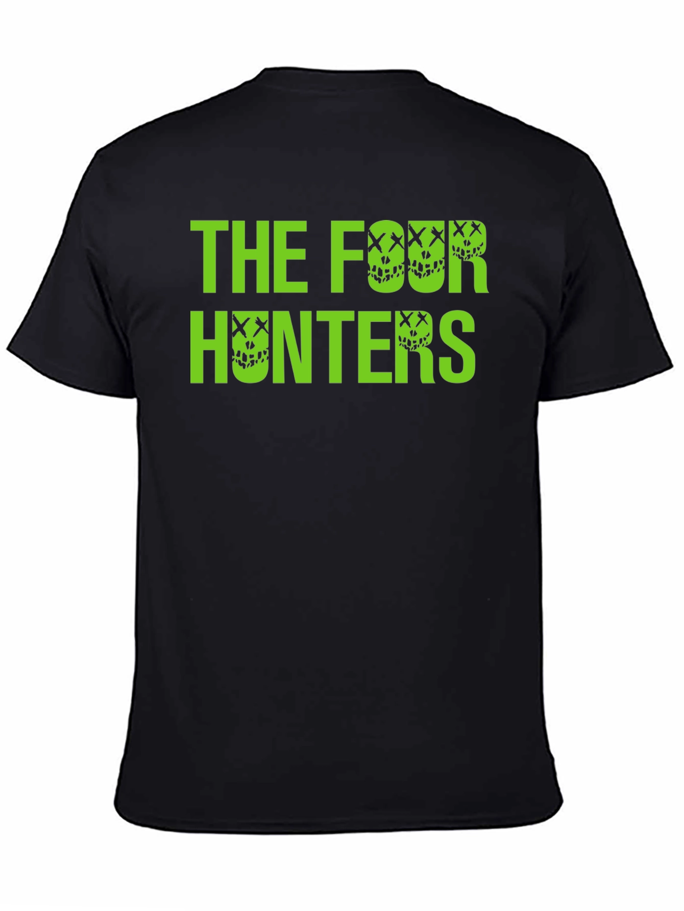 The Four Hunters Black Graphic Tee