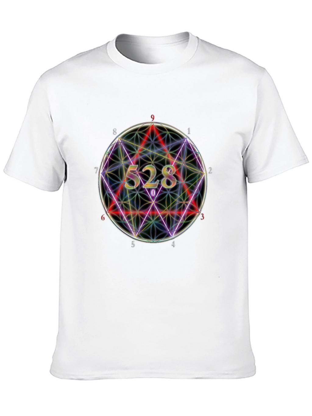 Geometric 528 Graphic Tee - Mens Black T-Shirt