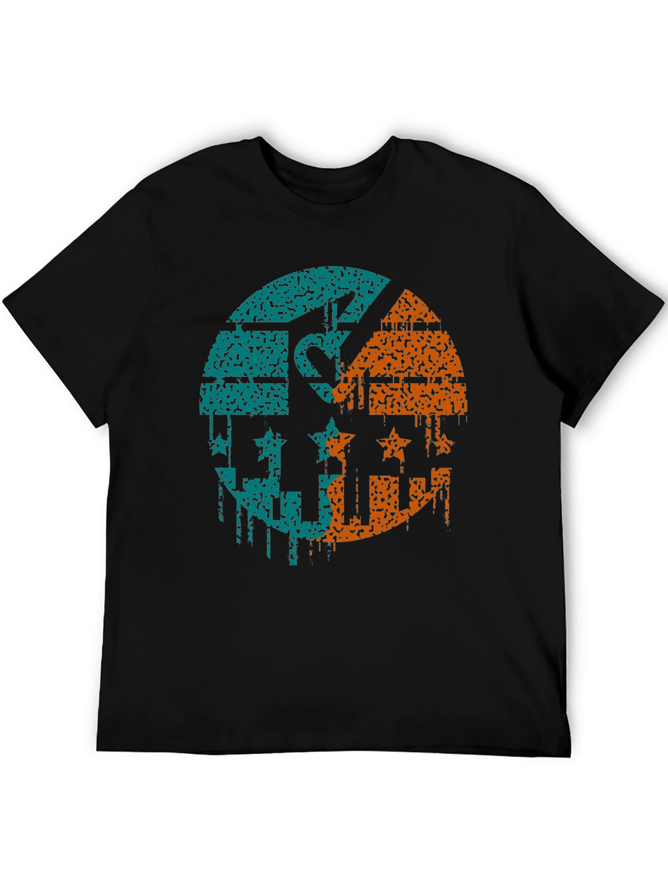 Abstract Graphic Print Tee