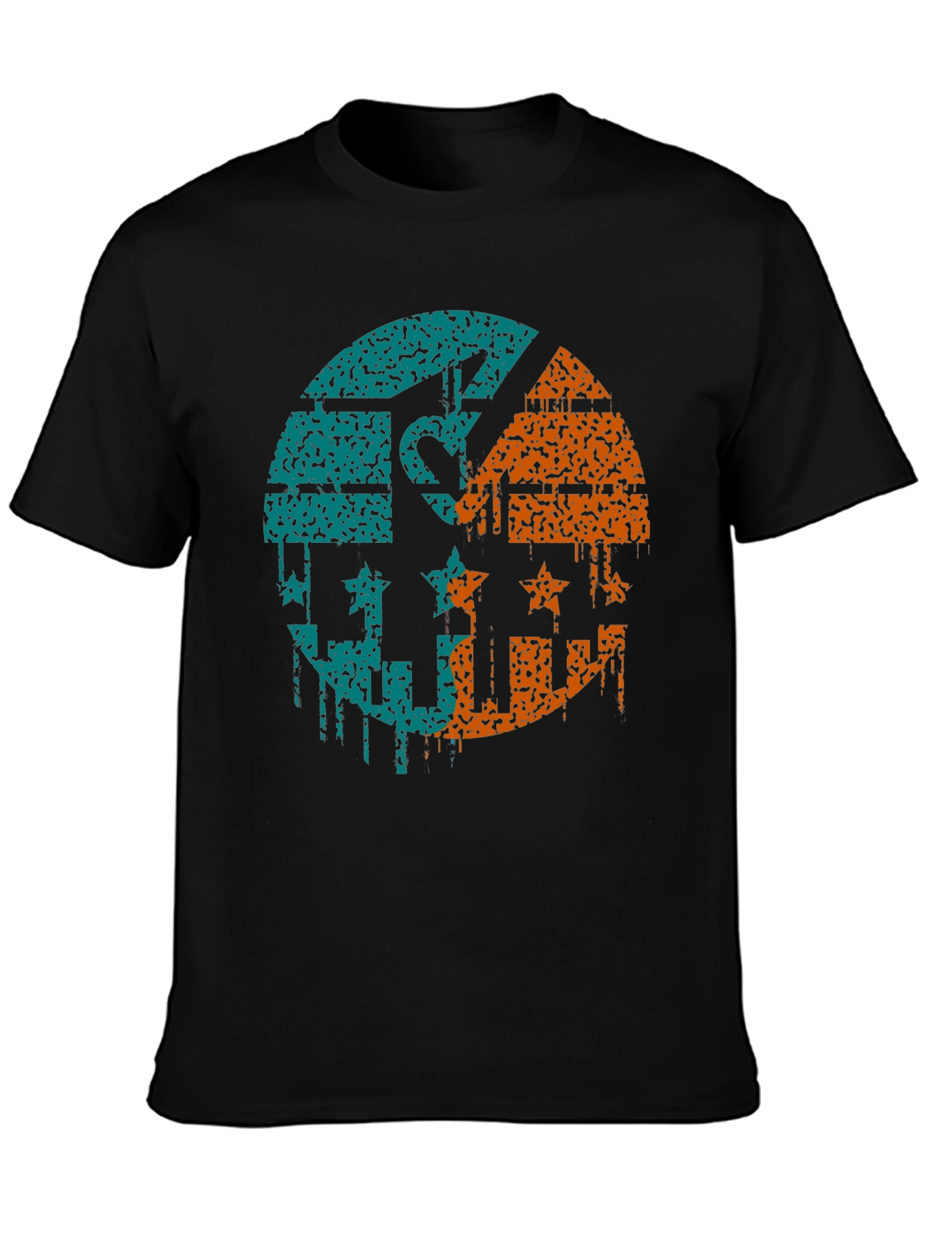 Abstract Graphic Print Tee