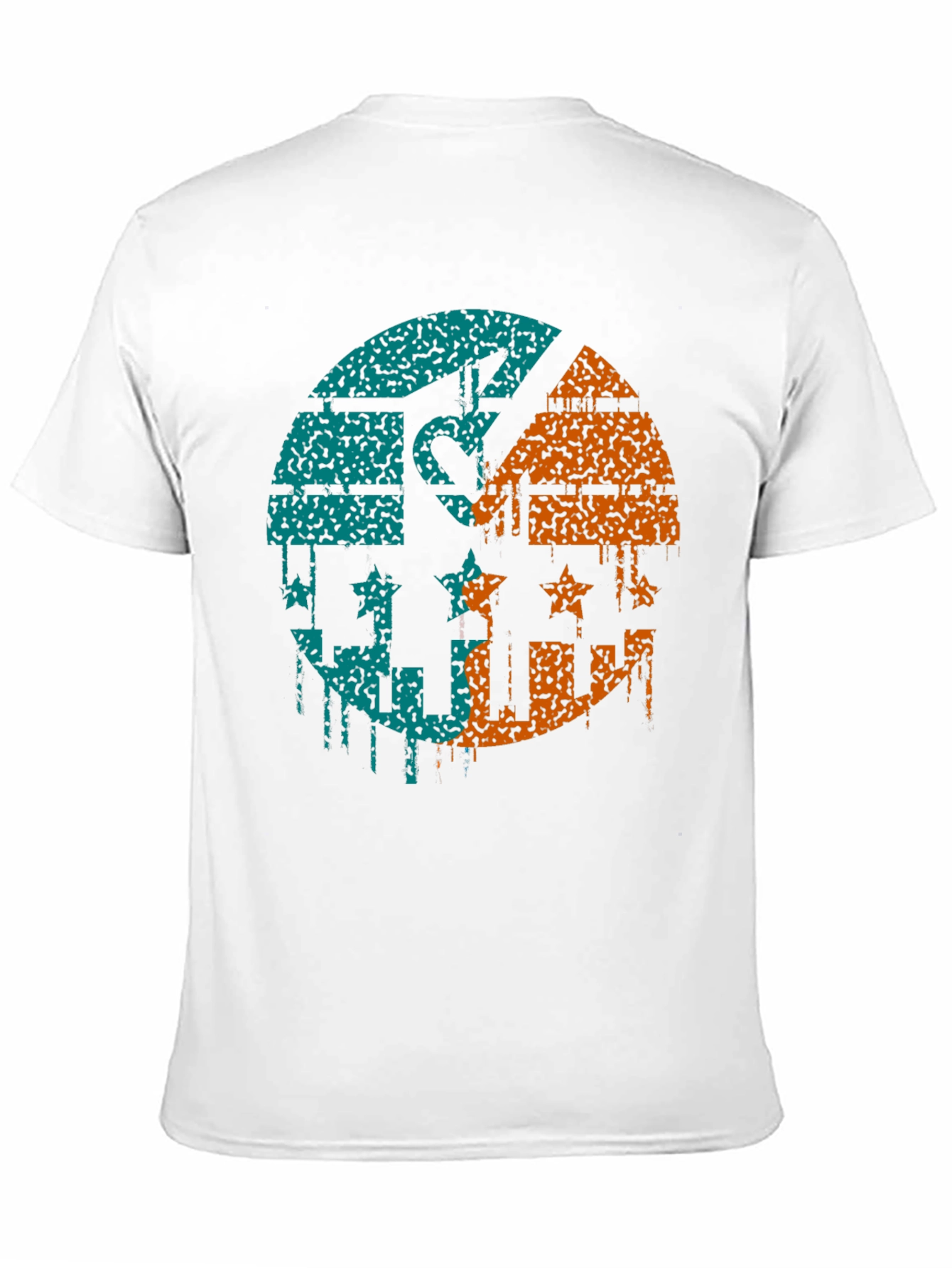 Abstract Graphic Print Tee