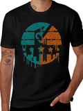 Abstract Graphic Print Tee
