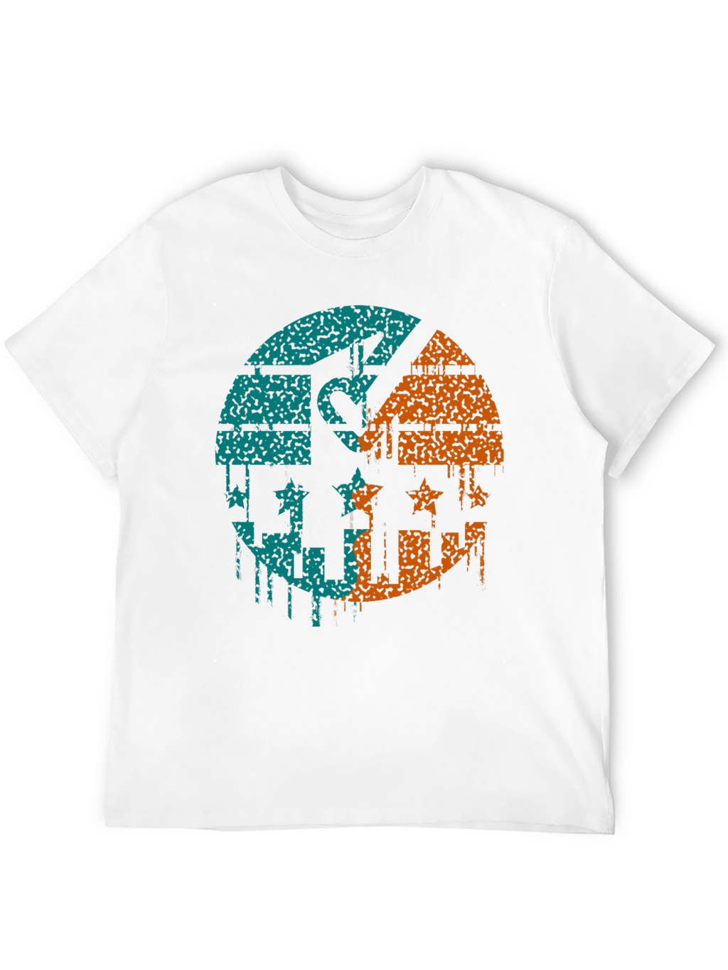 Abstract Graphic Print Tee