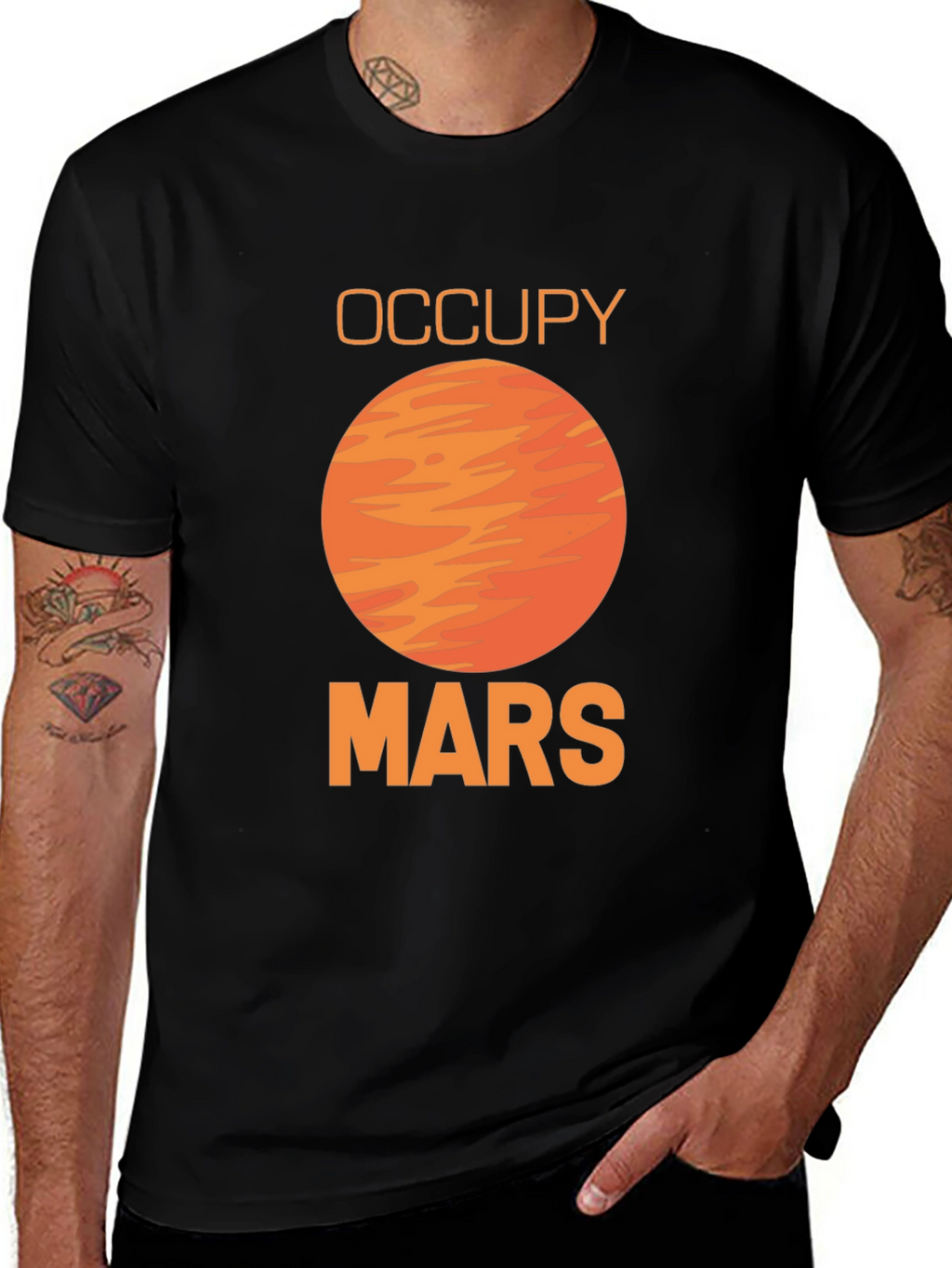 Occupy Mars Graphic T-Shirt