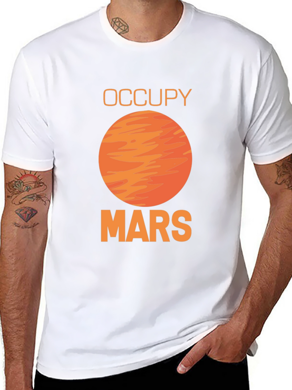 Occupy Mars Graphic T-Shirt