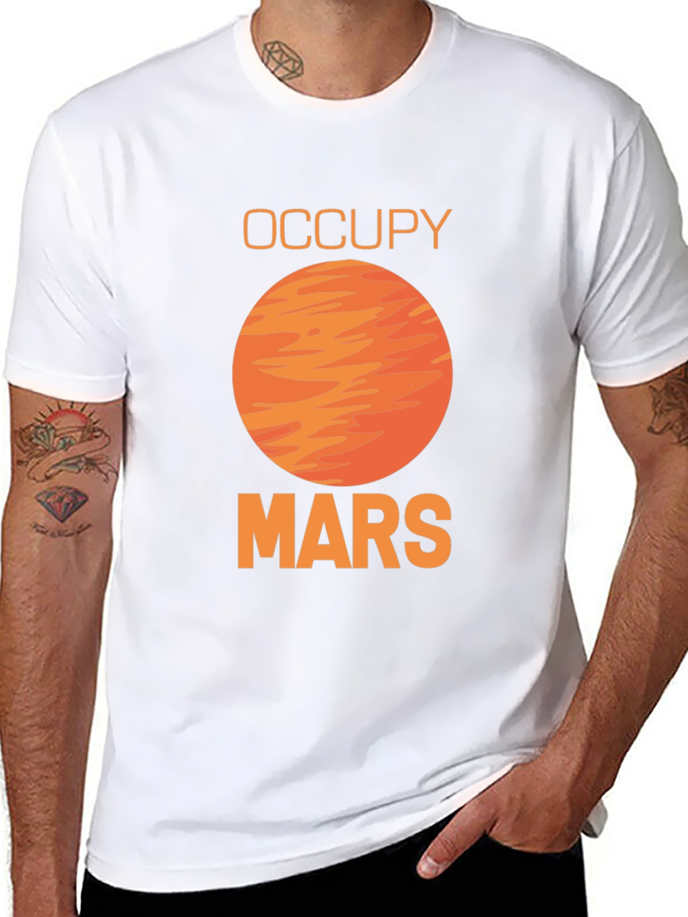 Occupy Mars Graphic T-Shirt