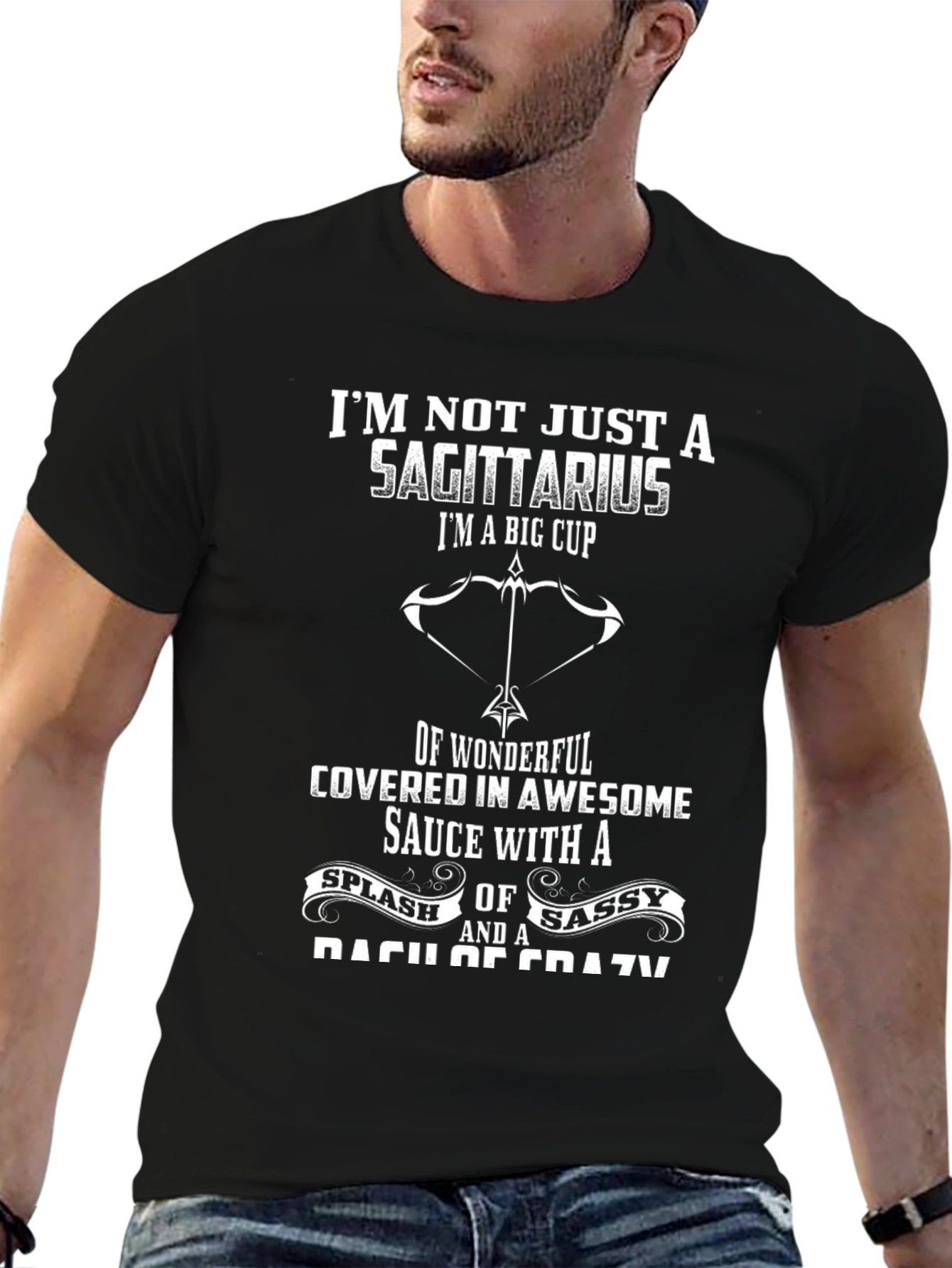Sagittarius Zodiac T-Shirt: Big Cup of Awesome