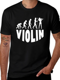 Evolution of Violinist Funny Music T-Shirt