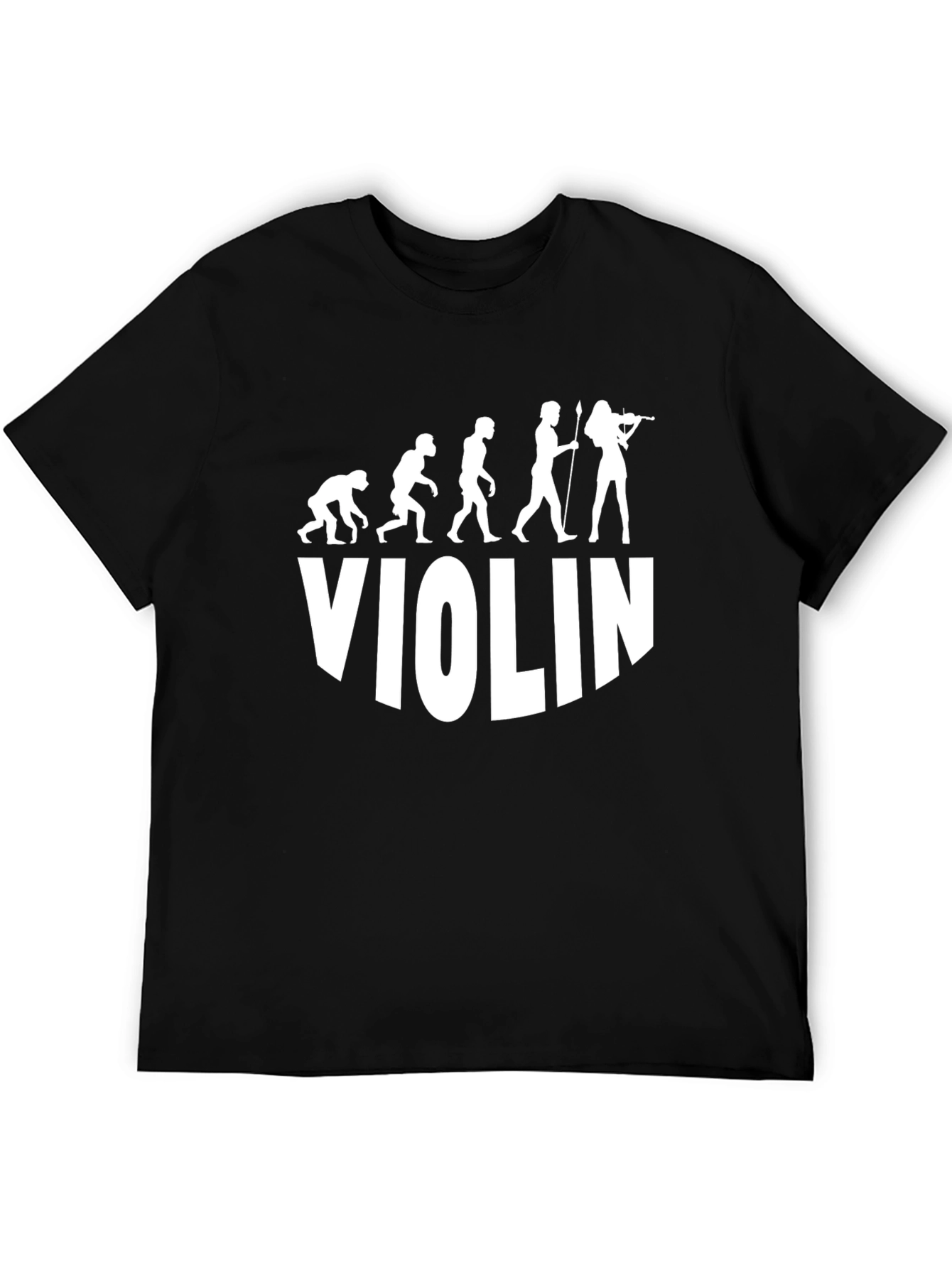 Evolution of Violinist Funny Music T-Shirt