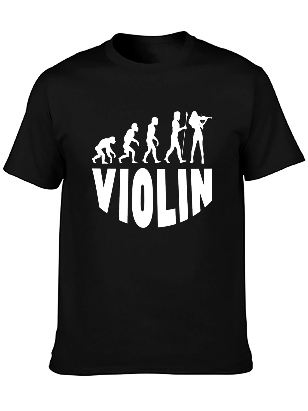 Evolution of Violinist Funny Music T-Shirt