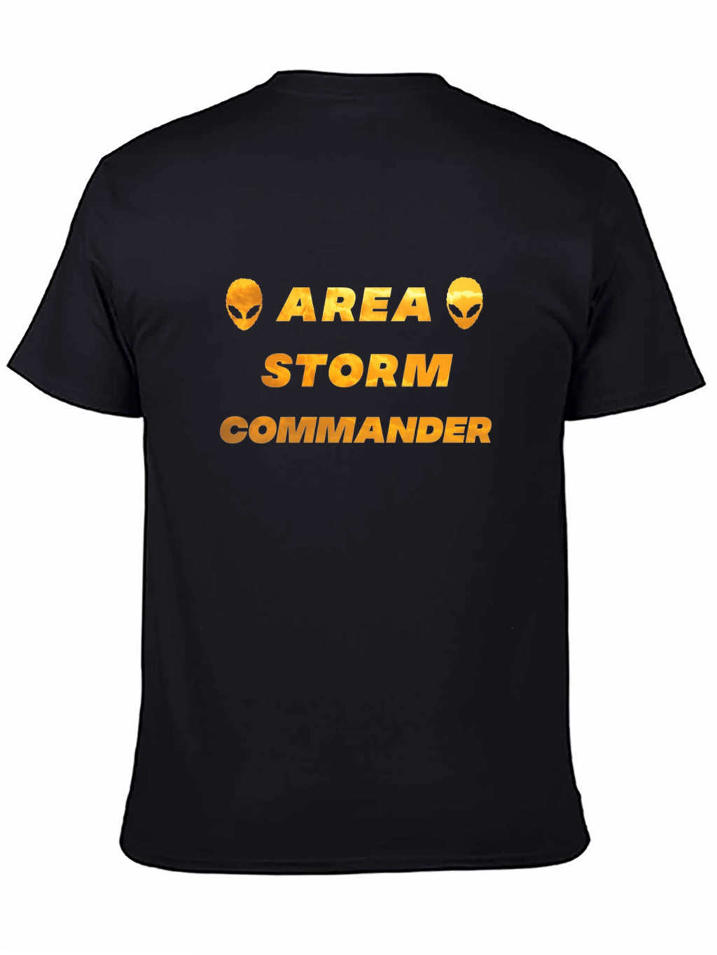 Area Storm Commander Black Graphic T-Shirt