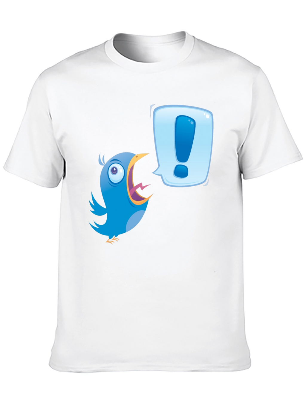Cartoon Bird Exclamation T-Shirt