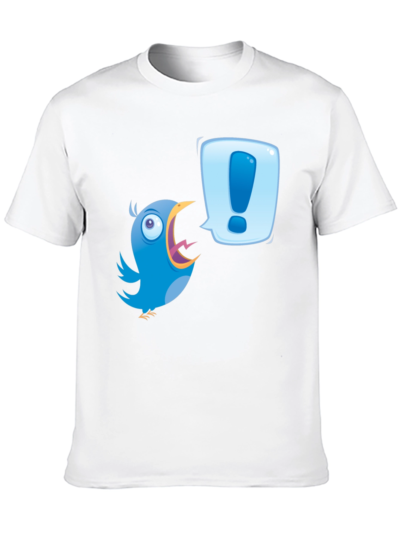 Cartoon Bird Exclamation T-Shirt