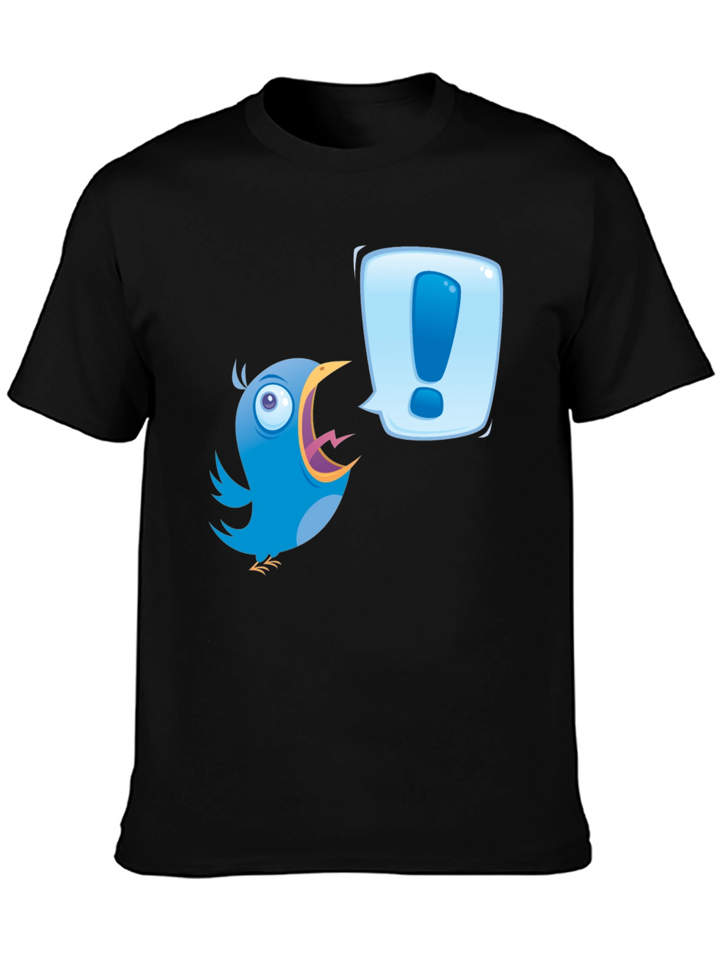 Cartoon Bird Exclamation T-Shirt