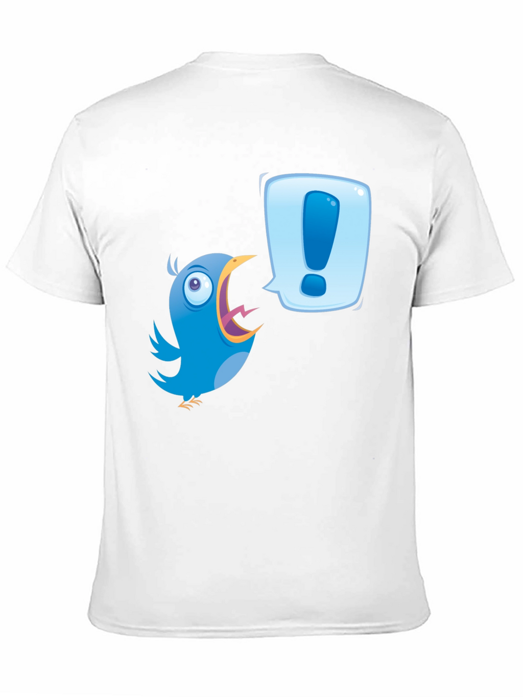 Cartoon Bird Exclamation T-Shirt