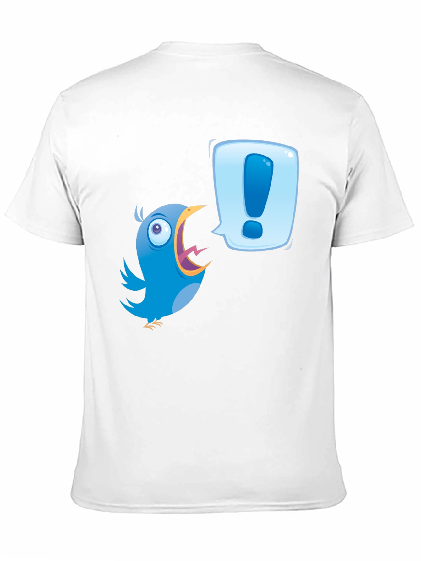 Cartoon Bird Exclamation T-Shirt