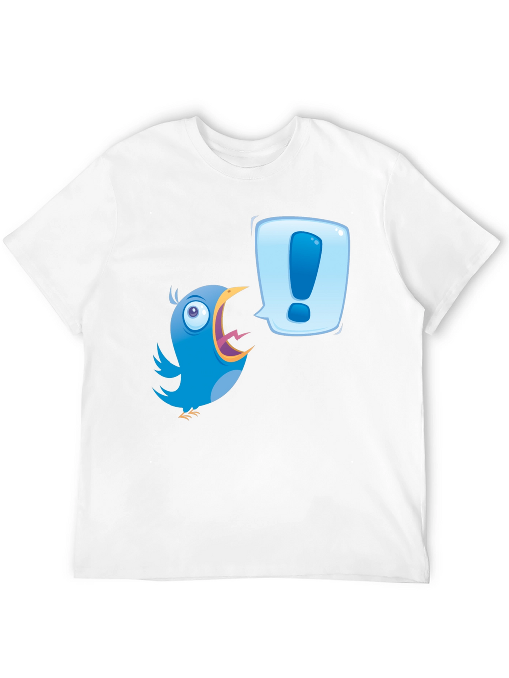 Cartoon Bird Exclamation T-Shirt