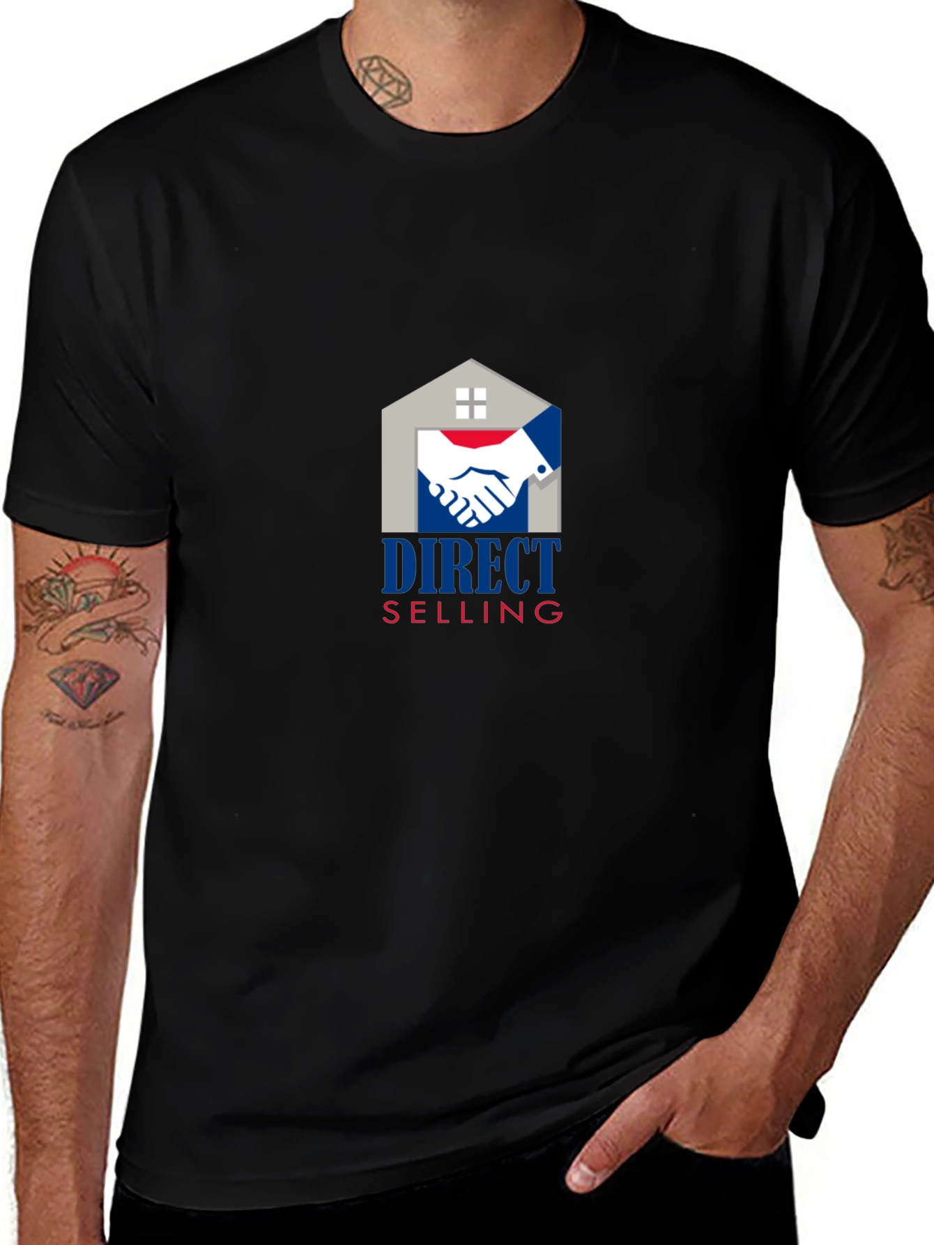 Direct Selling Black T-Shirt