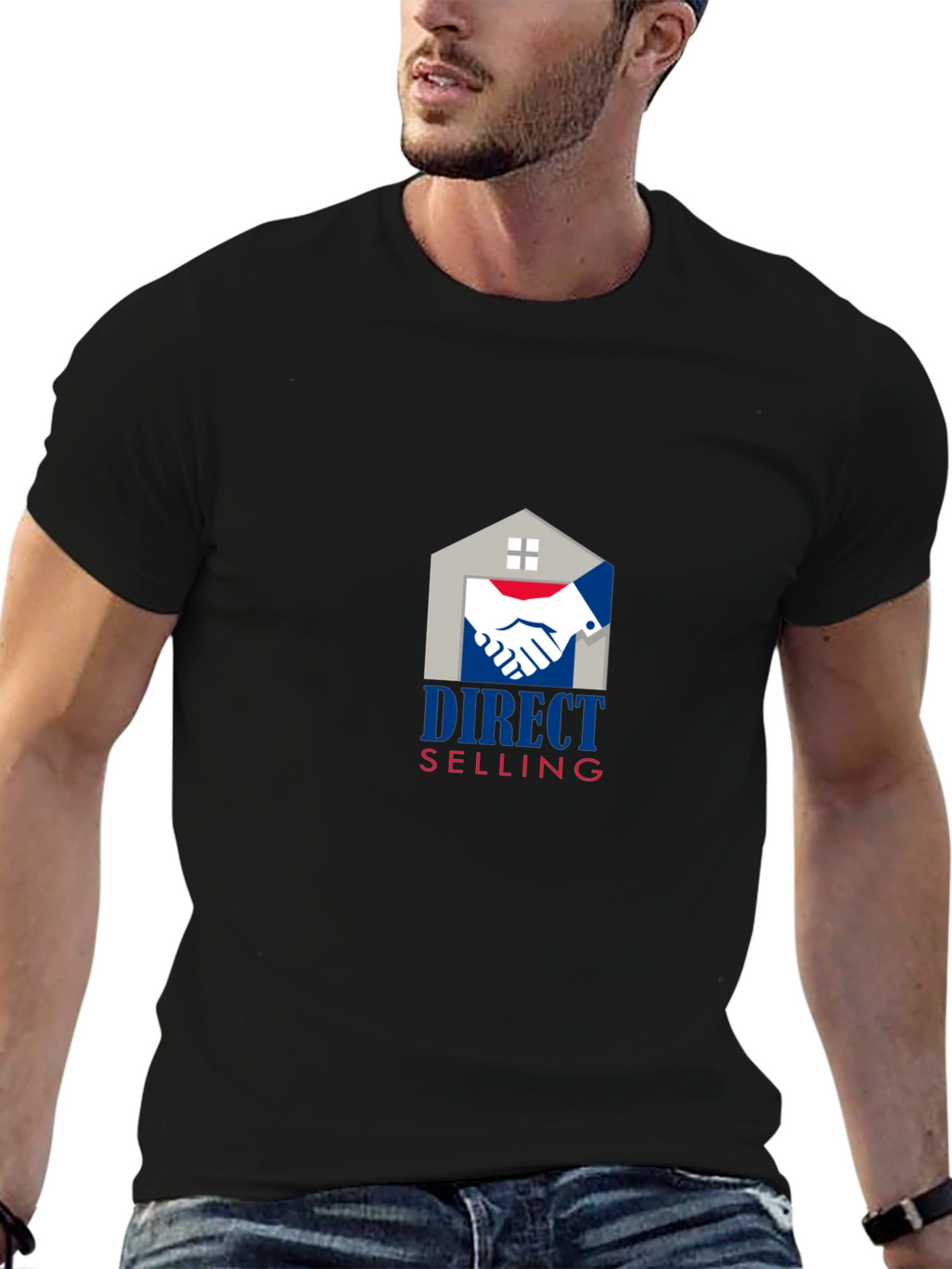 Direct Selling Black T-Shirt
