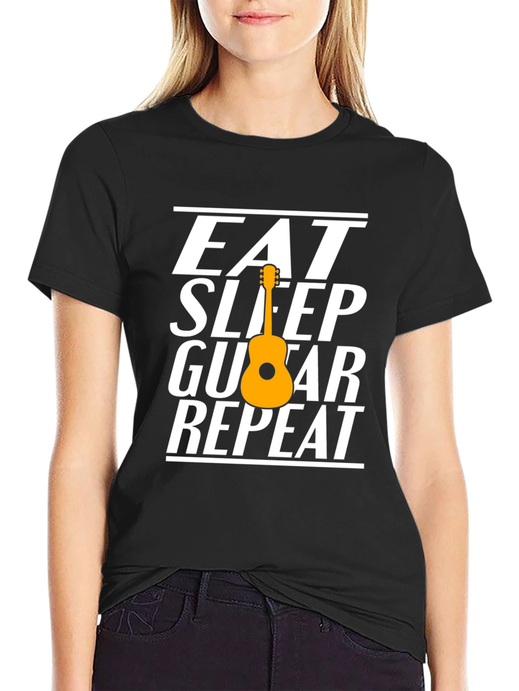 Eat Sleep Guitar Repeat T-Shirt