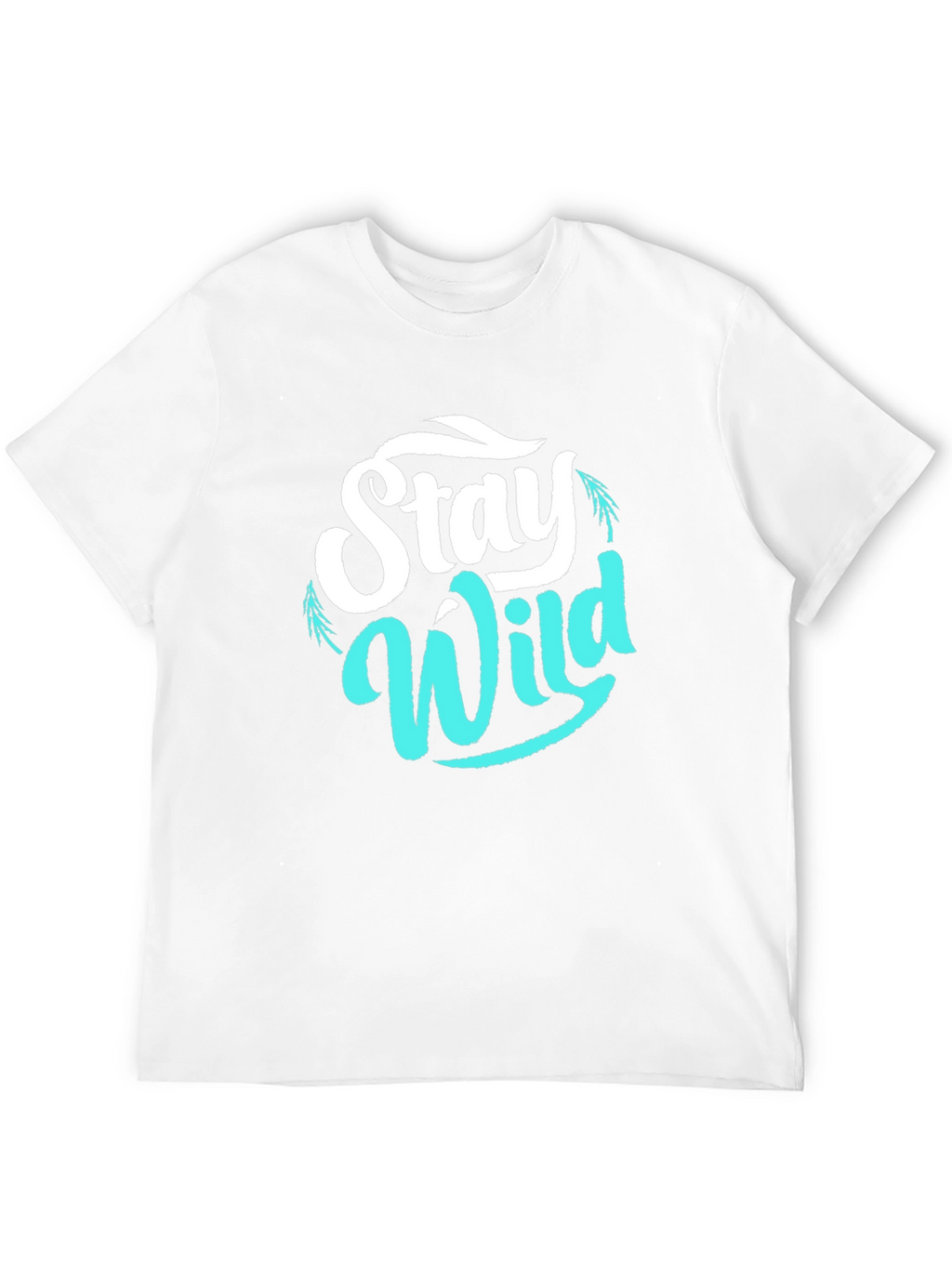 Stay Wild Graphic Tee - Black Casual T-Shirt