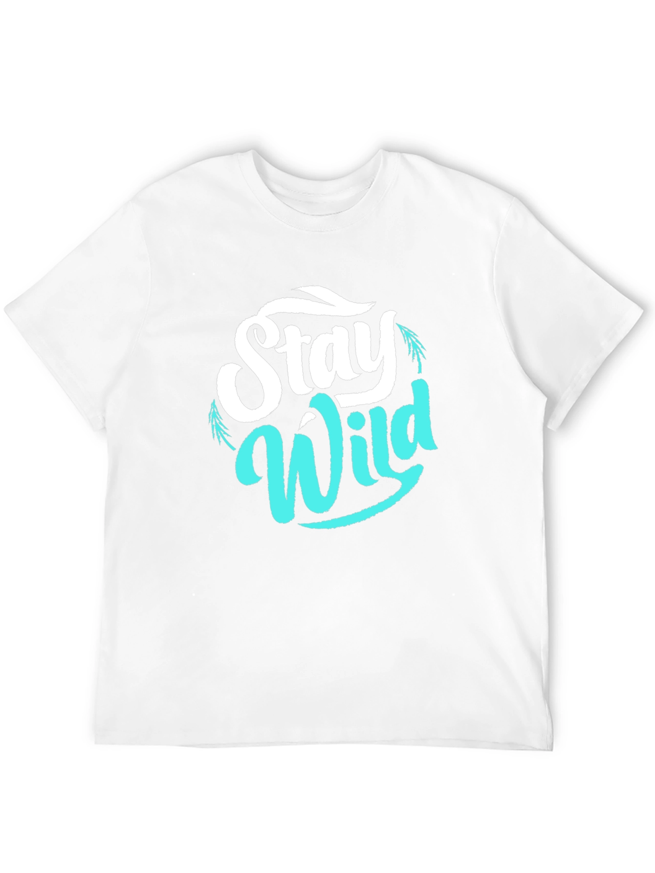 Stay Wild Graphic Tee - Black Casual T-Shirt