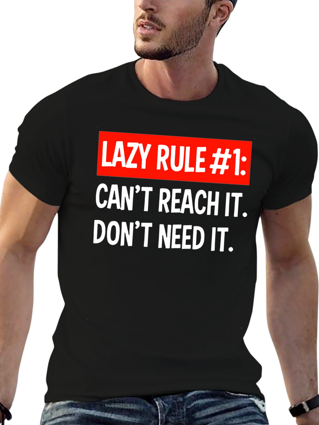 Lazy Rule #1 T-Shirt - Funny Sarcastic Tee