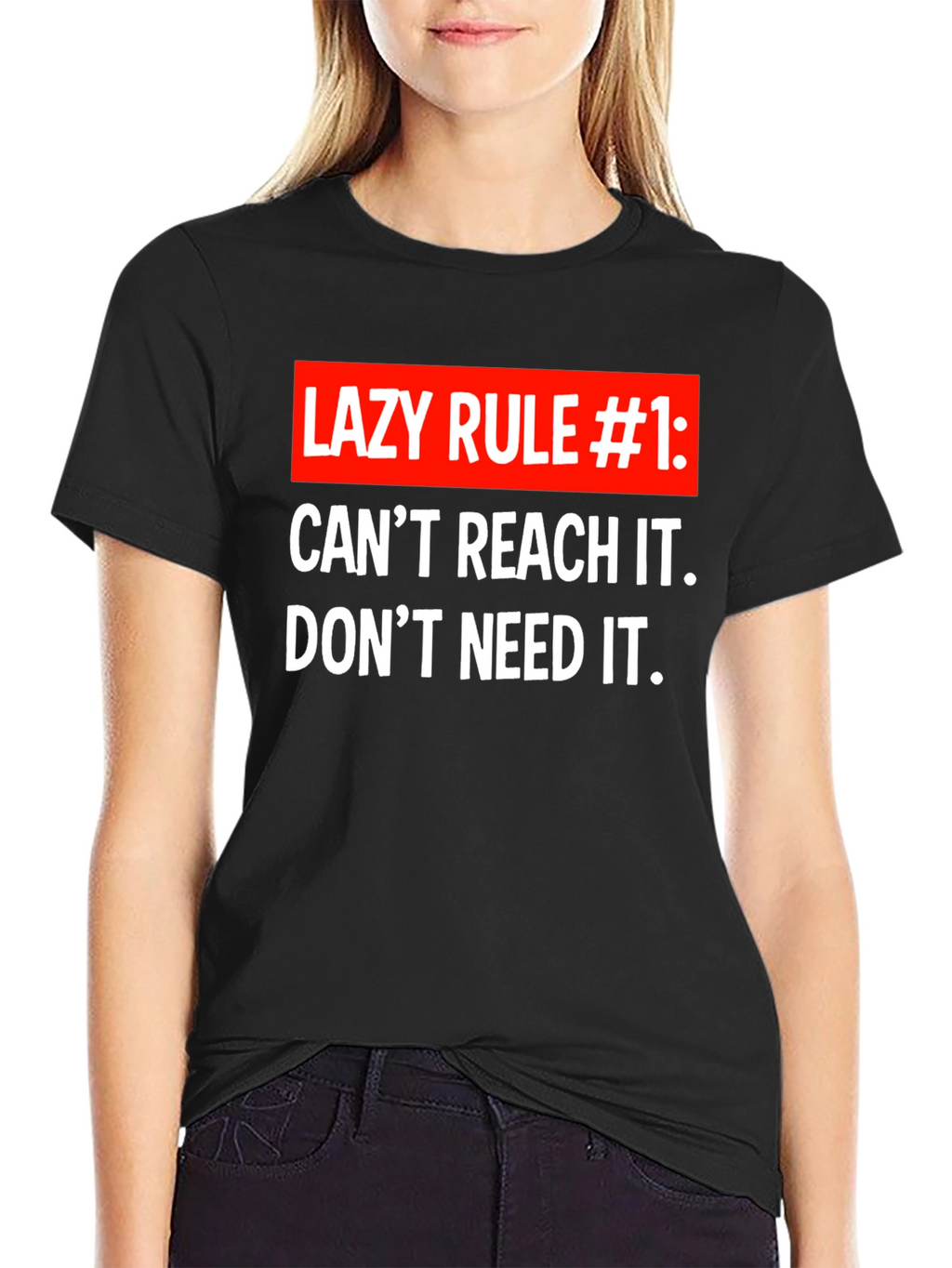 Lazy Rule #1 T-Shirt - Funny Sarcastic Tee